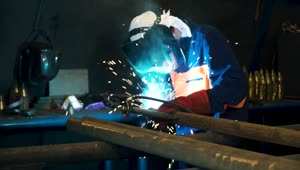 Download   Stock Footage Welding By Hand In A Workshop Live Wallpaper