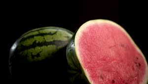 Download   Stock Footage Watermelons On A Black Background Live Wallpaper