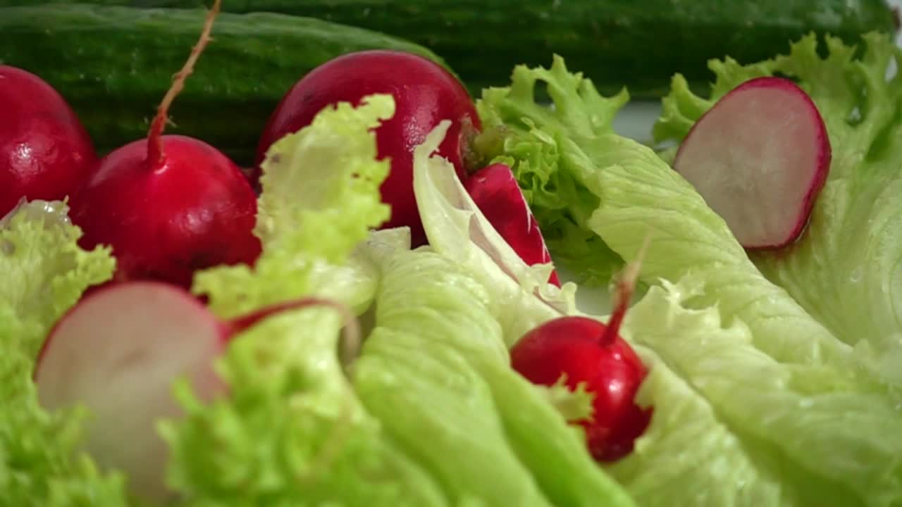 Download   Stock Footage Washing Salad Ingredients Live Wallpaper