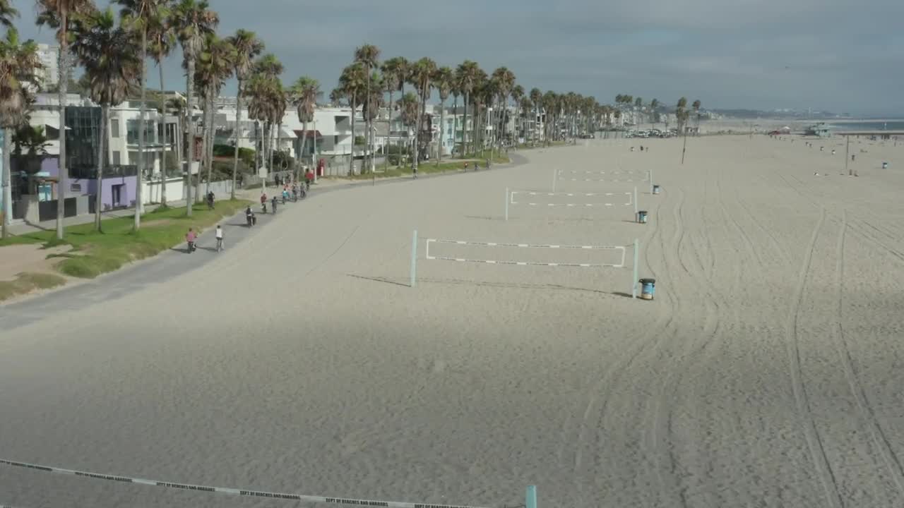 Download   Stock Footage Volleyball Courts On The Beach Live Wallpaper