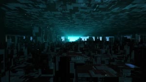 Download   Stock Footage Virtual Futuristic City With Buildings Live Wallpaper