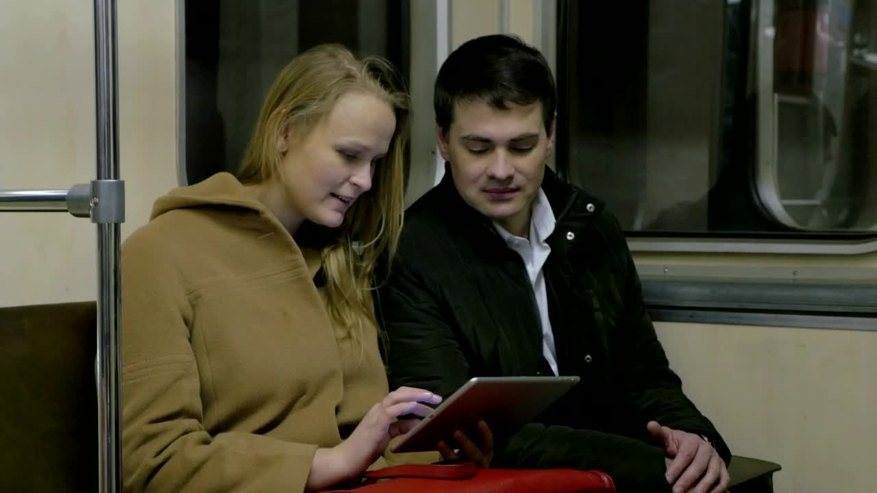 Download   Stock Footage Viewing A Tablet On The Train Live Wallpaper