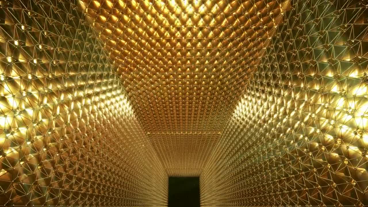 Download   Stock Footage Video Loop Of An Awards Hall With Gold Walls Live Wallpaper