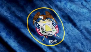 Download   Stock Footage Utah Flag Usa State Live Wallpaper