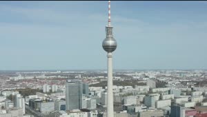 Download   Stock Footage Tv Tower In Germany Aerial Shot Live Wallpaper