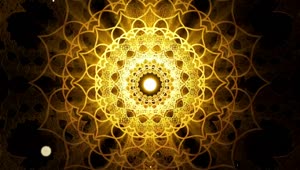 Download   Stock Footage Tunnel Of Floating Islamic Shapes Live Wallpaper