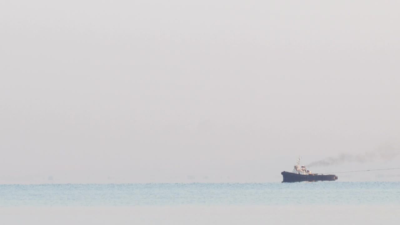 Download   Stock Footage Tugboat Pulling A Barge Live Wallpaper