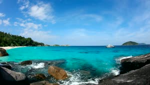 Download   Stock Footage Tropical Beach Landscape Live Wallpaper