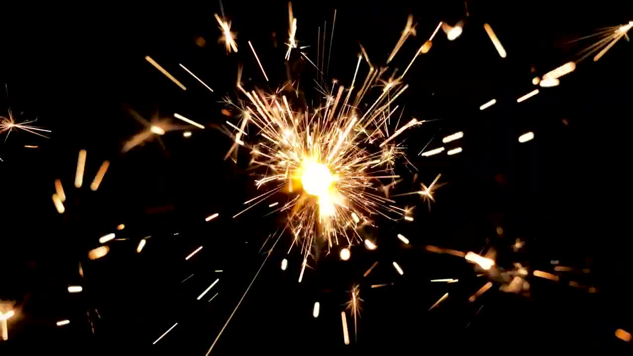 Download Stock Footage Yellow Sparklers Live Wallpaper Free