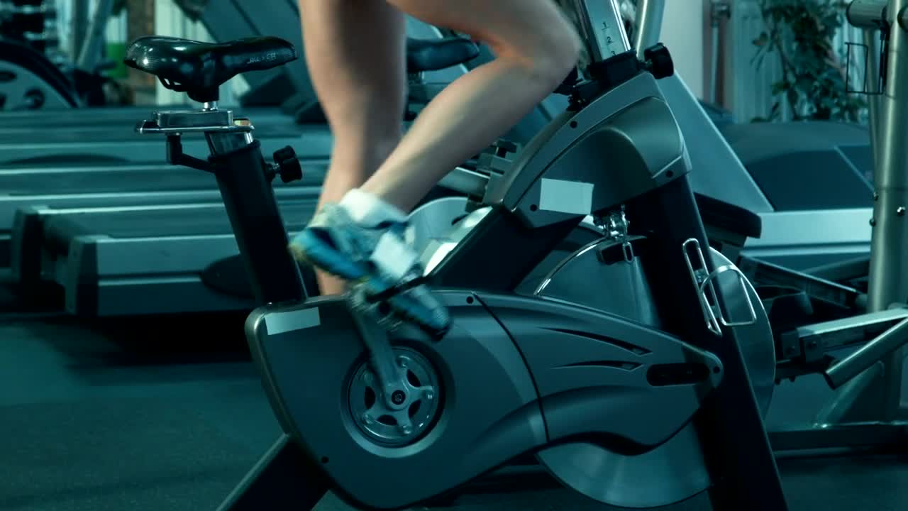 Download Stock Footage Woman Training On The Treadmill Live Wallpaper Free