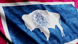 Download Stock Footage Wyoming State Flag D Animation Live Wallpaper Free