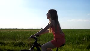 Download Stock Footage Young Girl Riding A Bike Live Wallpaper Free