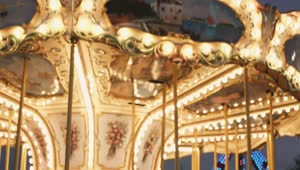 Download Stock Footage Young Woman With Mechanical Rides At A Fair Live Wallpaper Free