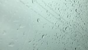 Download Rain Falling On Window Video Live Wallpaper
