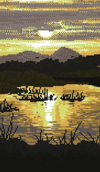 Download Live Phone Sunset On The Lake Pixel Wallpaper To iPhone And Android