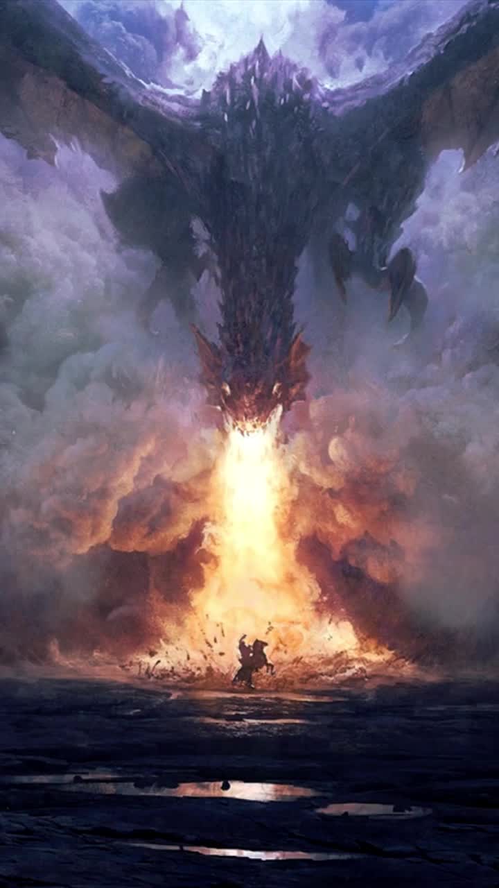 Download iPhone and Android Dragon Breath Live Phone Wallpaper