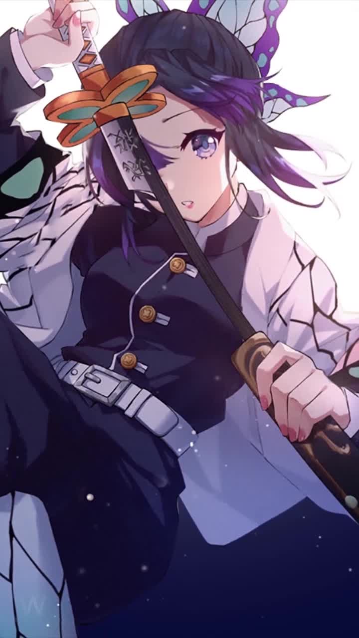 Download Live Phone Shinobu Kocho Demon Slayer Kimetsu No Yaiba Wallpaper To iPhone And Android