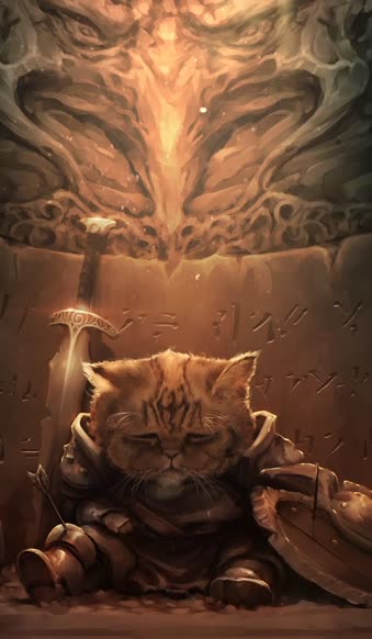 Download iPhone  Android Animal The Saddest Khajit Live Wallpaper for Phone