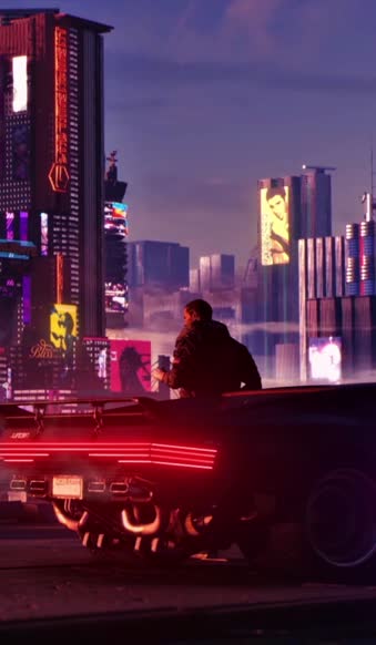 Iphone And Android Blaze Cyberpunk 2077 Phone Live Wallpaper