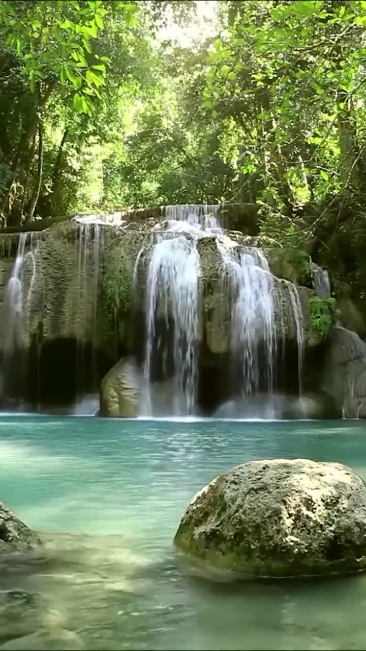 Download iPhone  Android Waterfall Nature Landscape Phone Live Wallpaper