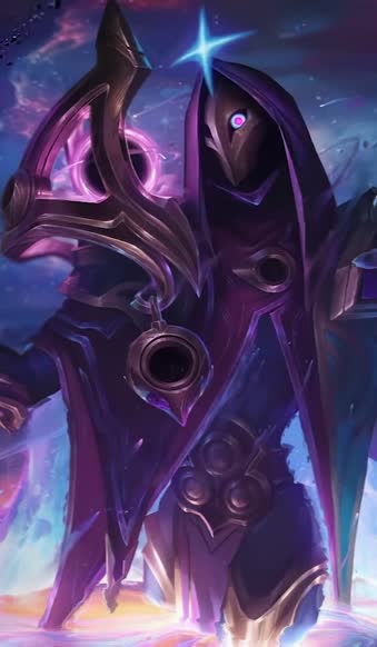 Download iPhone And Android Dark Cosmic Jhin League Of Legends Phone Live Wallpaper
