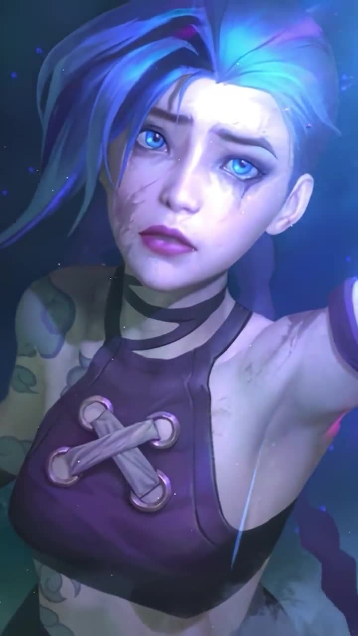 Download iPhone and Android Jinx Flare Lol Phone Live Wallpaper