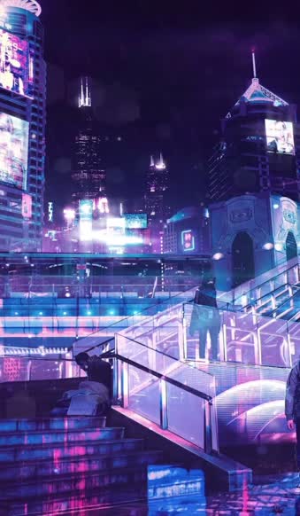 cyberpunk iphone or android wallpaper  Cityscape, Cyberpunk city,  Futuristic city