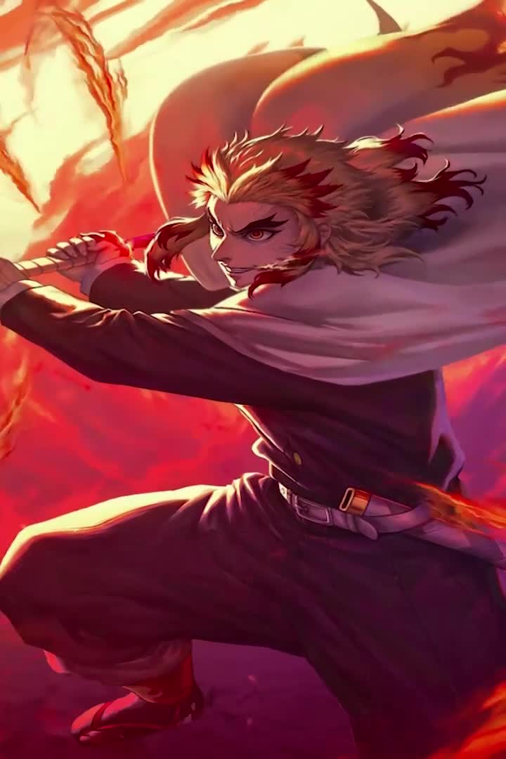 Download Rengoku Demon Slayer Coolest Wallpaper of Anime