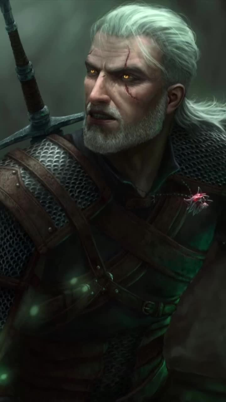 Download iPhone and Android Geralt Of Rivia The Witcher Live Phone Wallpaper