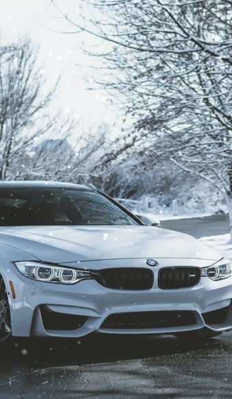 Download Iphone And Android Bmw Winter Phone Live Wallpaper