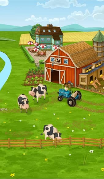 Download iPhone  Android Big Farm Animated Wallpaper