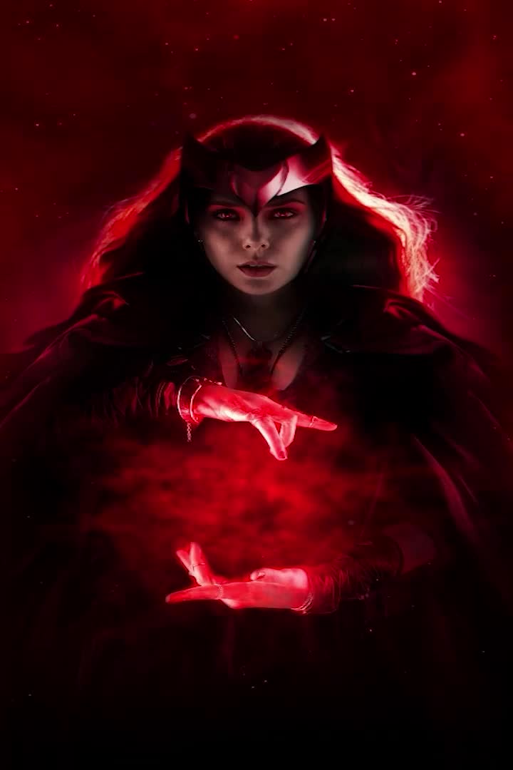 Download The Scarlet Witch Live Phone Wallpaper