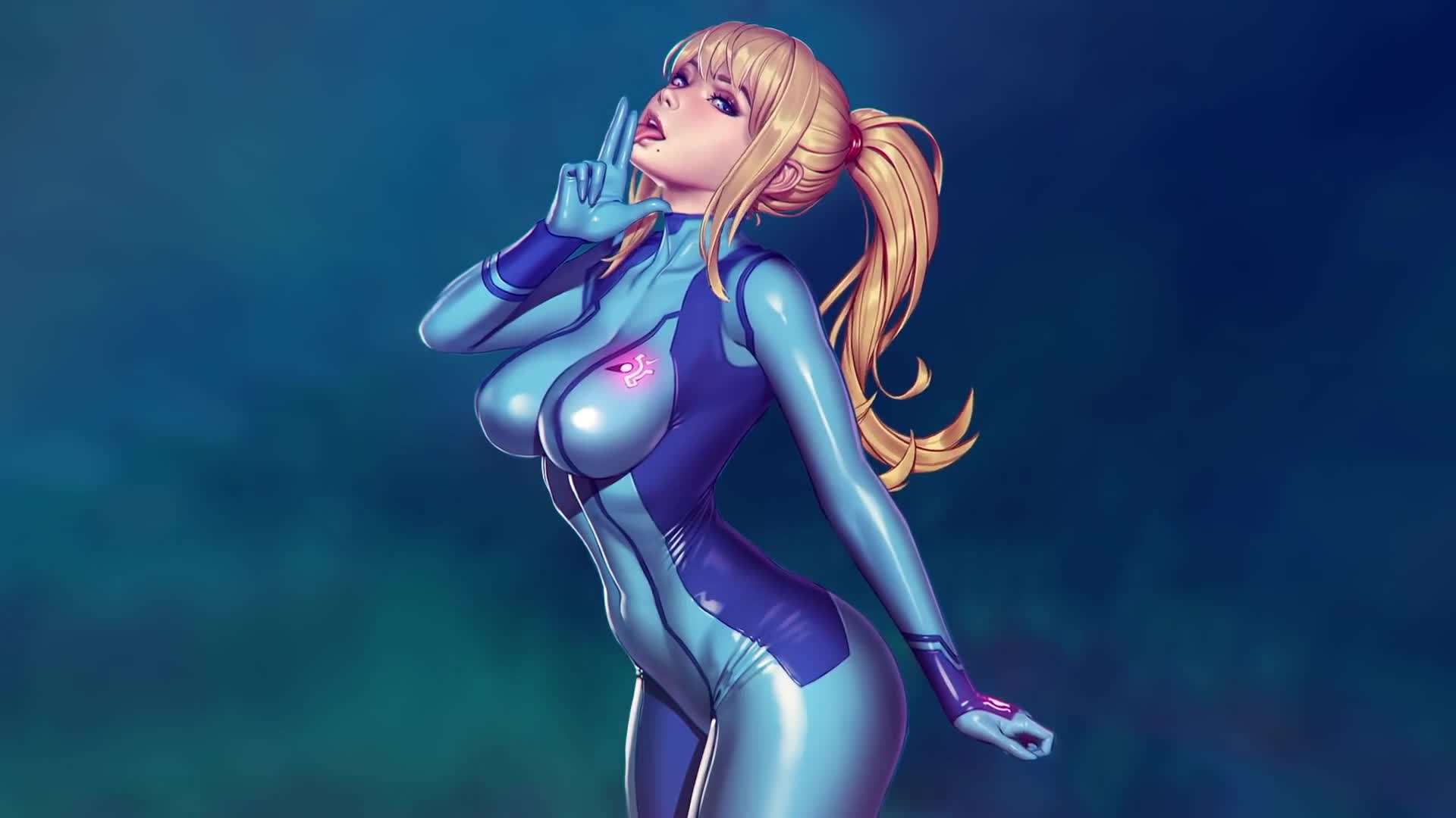 Download Zero Suit Samus Live Wallpaper