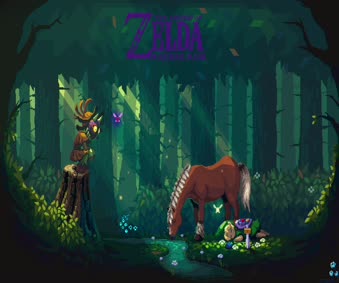 Zelda And Link - The Legend Of Zelda Live Wallpaper - WallpaperWaifu