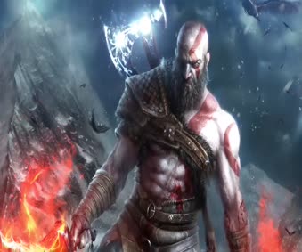 Download 2K Kratos God Of War Live Wallpaper