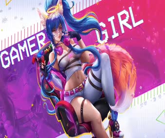 Download 2K Gamer Anime Girl Live Wallpaper