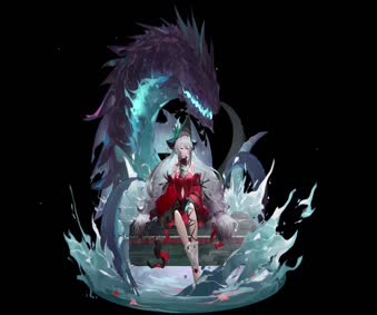 Download Skadi Corrupting Heart Live Wallpaper