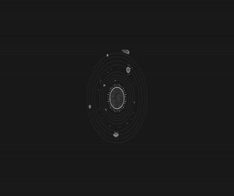 Solar System B&W Live Wallpaper - DesktopHut