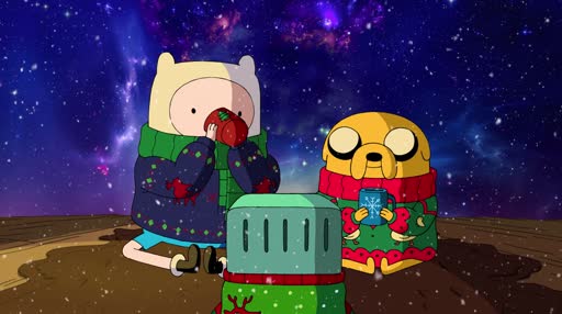 Download Adventure Time Christmas Lively Wallpaper