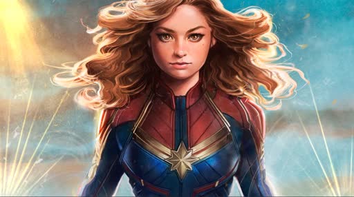 Download Captain Marvel Lively Wallpaper