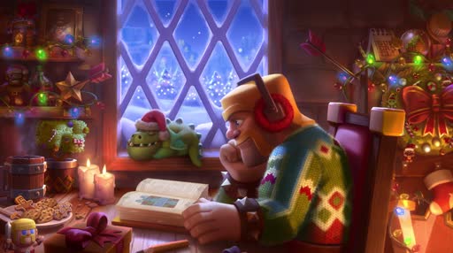 Download Clash of Clans Winter Lively Wallpaper
