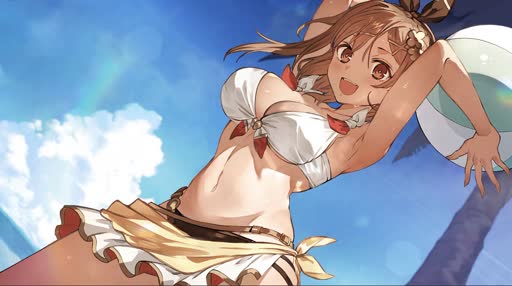 Download Ryza Swimsuit Lively Wallpaper