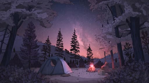 Download LoFi Camping Feelz Lively Wallpaper