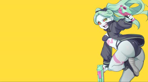 Lucy Anime Cyberpunk Girl Edgerunners 4K Live Wallpaper - 4K Ultra HD 60fps  #livewallpaper 