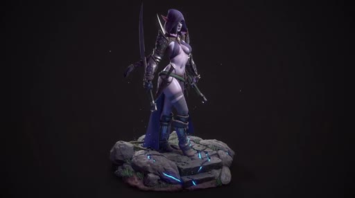 Download a dark elf with a slightly overwhelming love