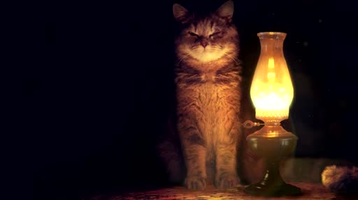 Download Lamp and Cat