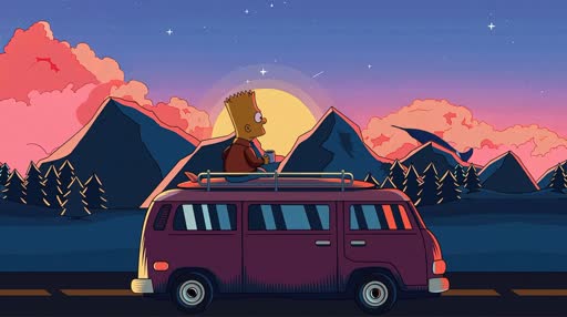 1661857770-1661857770-bart-simpson-ride-live-wallpaper | DesktopHut