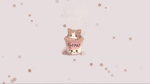 Download Cute Noodles Cat