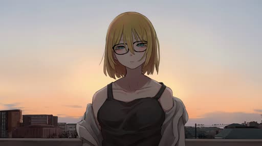 Download Anime Girl With Glasses 4K Live Wallpaper