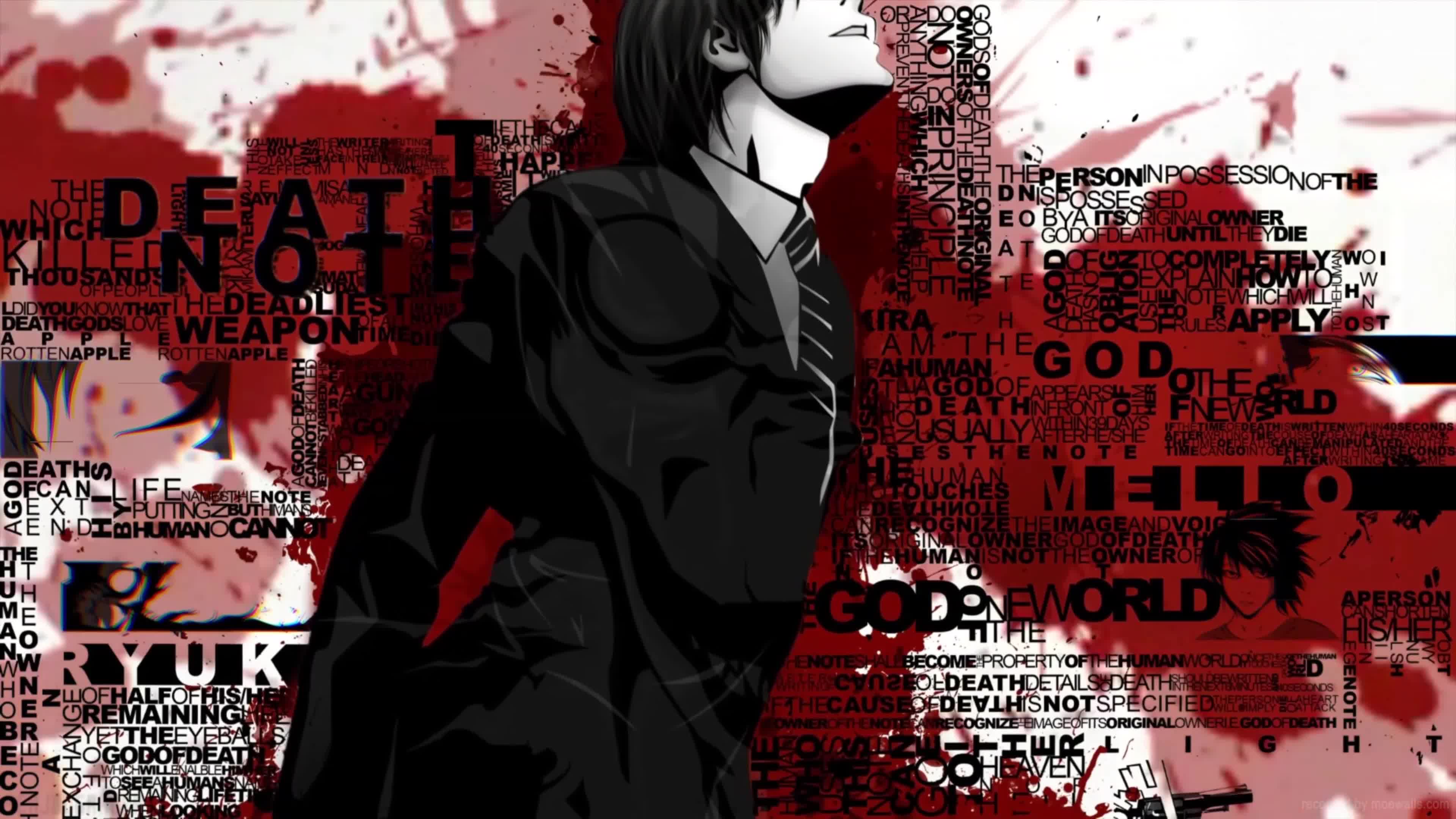 Download Yagami Light In Black Coat 3840x2160 Live Wallpaper